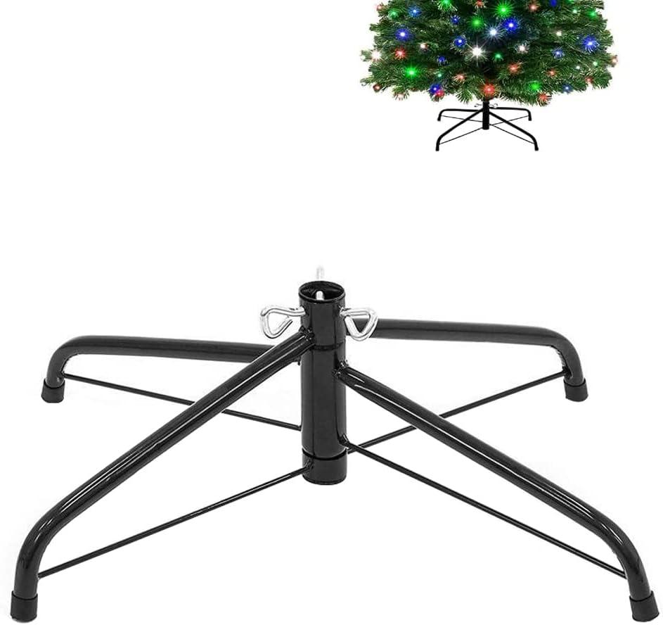 Christmas Tree Stand Universal Artificial Xmas Tree Base Replacement Holder forfor 3 Ft to 7 Ft Artificial Trees, Fits 0.5-1.25 Inch Tree PoleChristmas(16.3Inch)