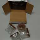 Chair Leg Floor Protectors Square, Silicone Chair Leg Protectors for Hardwood Floors, Furniture Leg Pads Caps Covers Protect Wooden Floors from Scratching 20 Pcs Large (Fit:1-1/16" to 1-5/8")