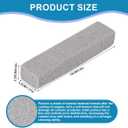 Herda 10 Pack Pumice Stone for Toilet Bowl Cleaning, Powerfully Pumice Stick for Cleaning Hard Water Rings, Calcium Buildup, Rust, Pumice Bar for Toilets, Bathtubs, Grills, Swimming Pools, Sinks