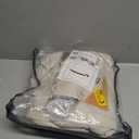 BTTN Beige Farmhouse Shower Curtain - Rustic Heavy Duty Fabric Linen Shower Curtain Set with Ruffle Hem, Machine Washable, Vintage Shabby Chic Cloth Shower Curtains for Bathroom - Beige/Cream - 72x72