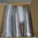 110 Pack Clear Plastic Cups with Lids and Straws, 16 oz Disposable Iced Coffee Cups To Go, BPA-Free Cold Drink Cups for Smoothie, Matcha, Parties