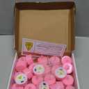 LANKER 24 Pack LED Tea Lights Candles, Steady Pink Flameless Tealights, Long Lasting Battery Operated Fake Candles, Decoration for Wedding, Halloween and Christmas (Pink - 24pcs)