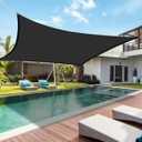 90% Shade Cloth for Garden, 10 x 20 FT 2025 New Update Sun Shade Netting, Design with Reinforcement Strips and Tie Rope, Tear Resistant Shade Cloth for Plants, Pool Cover, Patio