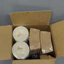 100 Pack 12 oz Disposable Paper Coffee Cups with Lids and Sleeves, Leak-free Disposable Insulated Paper Cups for To Go Hot or Cold Beverages(Black)