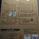 34" Tall Baby Gate No Drilling, Auto Close Dog Gate Indoor, White