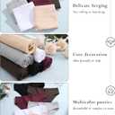 Womens Underwear Cotton Hipster Panties Breathable Sexy Cheeky Stretch Soft Ladies Bikini Underwear 6 Pack S-XXL (Large, Black/Skin Tone/Dark Red/White/Mocha/Gray)