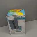 Nostalgia Snow Cone Shaved Ice Machine - Retro Table-Top Slushie Machine - Includes 1 Reusable Plastic Cup - Aqua