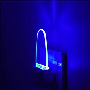 4 Pack Night Light Lamp with Dusk to Dawn Sensor, Plug in, Blue Led Night Light
