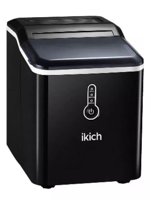 ikich cp217a ice maker countertop - black new