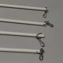 4pcs Curtain Pull Wand for Drapery Blind Replacement Rods Easy Install Blind Rod Handles for