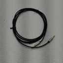 Amazon Basics 3.5mm Auxiliary Audio Cable for Stereo Speaker or Subwoofer with Gold-Plated Plugs, 8 Foot, Black (8 ft (2.4 m))