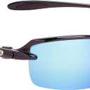 Strike King Plus Sabine Polarized Sunglasses (Shiny Black Frame/Multi Layer Blue Mirror - Gray Lens)