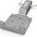 Universal 2" Receiver Trailer Hitch Winch Mount Plate ,Winch Mounting Bracket,Winch Mounting Plate (Silver)