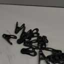 YeHeng 30 Pack Hanger Clips, 2.6 Inch Plastic Clothes Pins, Heavy Duty Hanger Clips for Skirts, Pants, for Baby Clothes Hangers, Black