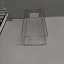iDesign Stackable Clear Plastic Extra Long Storage Bin, Organizer for Kitchen Cabinet or Pantry