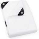 GUARD SHIELD Tarp White 6x8 Feet Multi Purpose Waterproof Poly Tarp Cover 5mil