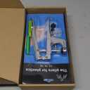 Tanice Plastic Snap Pliers, 408-Piece Plastic Snap Buttons Kit, 24 Colors T3/T5/T8 Snap Fasteners with Aluminum Pliers, Storage Box & Tools for Baby Clothes, Pet Gear, Crafts & Bags