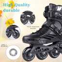 Inline Skates, High Performance Roller Skates with Washable Lining for Men Women Adult Beginners, US Men 8.5/Women 9.5