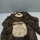 Snug Fit Unisex Adult Onesie Pajamas, Flannel Cosplay Animal One Piece Halloween Costume Sleepwear Homewear, Size: Medium