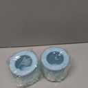 2 Pack Cylinder Ice Cube Mold Ice Trays, Silicone Ice Bucket, Portable Ice Cube Maker, Press-Type Easy-Release Ice Cup (Blue)