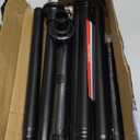 Black Long Curtain Rod Tension Shower Curtain Rods 30 to 120 inch Adjustable Spring Heavy Duty Rods for Bathroom Windows Outdoor No Drill No Slip Spliced and Telescopic Design