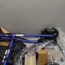 Medline Steel Rollator Walker for Adult Mobility Impairment, Blue, 350 lb. Weight Capacity, 8 Wheels, Foldable, Adjustable Handles, Rolling Walker for Seniors