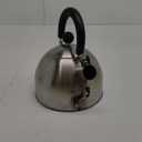 Mr. Coffee Carterton Stainless Steel Whistling Tea Kettle, 1.5-Quart, Mirror Polish