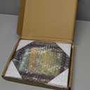 Antique Gold 5x7 Picture Frame, Ornate Embossing 5 x 7 Frame with Tempered Real Glass, Tabletop or Wall Mounting Display for Art Prints or Pictures, 1 Pack