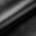 Livelynine 15.8x197 Black Wallpaper Peel and Stick Crocodile Textured Wallpaper Black Faux Leather Contact Paper for Walls Cabinets Shelves Furniture Waterproof Alligator Skin Removable Wall Paper