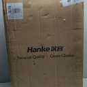 Hanke Top Opening 28" Large Luggage Expandable Hard Shell Jet Black, 28 Inch EXT