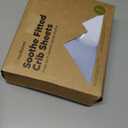 KeaBabies 2-Pack Organic Crib Sheets for Boys, Girls - 52x28 Fitted Crib Mattress Sheet Neutral, Breathable Jersey Cotton Cover for Baby Bed, Toddler Mattress, Soft & Cute Prints (Blue Flax)