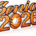Yaomiao Basketball 2026 Senior Sign Graduation Props Grad Decorations Senior Graduation Table Centerpieces Class of 2026 Sign Sports Player Team Party for High School College (Brown)