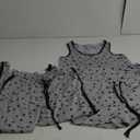 Lucky Brand Ladies' 4 piece Pajama Set (Gray Star (Small)
