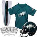 Franklin Sports NFL Youth Football Uniform Set for Boys & Girls - Includes Helmet, Jersey & Pants with Chinstrap + Numbers (Medium)