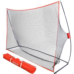 GoSports Golf Practice Hitting Net - Choose Between Huge 10 x 7 ft or 7 x 7 ft Nets - Personal Driving Range for Indoor or Outdoor Use - Designed by Golfers for Golfers