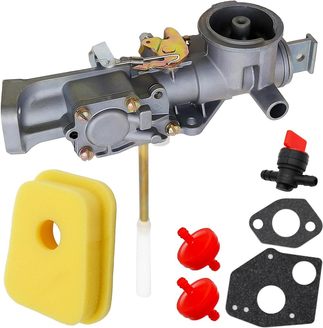 299437 Carburetor Replacement For B&S 135200 130200 100200 4 Cycle Small Engine, 297599 Carb Kit Replacement For Bs 130201 130202 130203 130205 130206 130207 130231 130233 130236