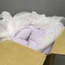 2 Inch Egg Crate Queen Memory Foam Mattress Topper, Lavender Scent Gel Infused Foam Mattress Topper for Pressure Relief, CertiPUR-US Certified Queen Bed Topper, Purple, 60"80"