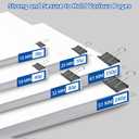 BainGesk 210 PCS Binder Clips Paper Clamps Assorted Sizes, Metal Paper Binder Clips, Black Binding Paperwork Clamp Bulk, 6 Sizes in 6 Boxes, School, Office Supplies