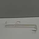 Over The Door Hook Rack, Kitchen appliances, Dorm Room Essentials, Stainless Steel, No Drill, Damage-Free, Space Saving Door Hanger for (Bathroom, Bedroom, Closet)(White)