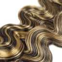Highlight Honey Blonde Bundles Human Hair 28 30 32 Inch P1B27 Body Wave 3 Bundles 150G Human Hair Brazilian Virgin Remy Hair Extensions Quick Weave For Women