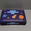 28 Pack Valentines Day Gifts for Kids Classroom, Galaxy Slime Valentines Day Cards for Kids School, Fun Classroom Valentines for Class Exchange Cards Party Favors for Boys Girls Students