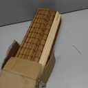 UNISHADES Cordless Bamboo Roman Shades for Windows, Blinds Size (24.5" W 64" H) Colour (Highfield Teak)