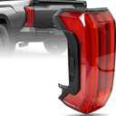 LED Tail Light Rear Lamp Assembly with Tailgate Switch Compatible with Toyota Tundra 2022 2023 2024 2025 Left Driver Side Replace# 81560-0C200 815600C200 (5-PIN, LED Type Sequential Pattern)