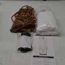 Halloween Decorations Outdoor - 5FT Large Hanging Ghost Swing with Remote Control String Lights & Upgraded Sheet, Scary Ghost Halloween Party Decor Outside for Tree Porch Yard Garden Lawn