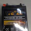 Weize YTX14AH-BS High Performance - Maintenance Free-Sealed AGM ATV Motorcycle Battery for Polaris Sportsman 570 Trail Blazer 250 Ranger 400 500 Suzuki King Quad 300 QuadRunner 250