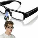 Camera Glasses – 1080P HD Video Recording Smart Glasses with Audio, Wearable POV Camera for Men Women, Hands-Free Recording for Sports Vlogging Outdoor, (64GB SD Card Included)