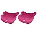 Diono Solana Lite Backless Booster Car Seat Pack of 2, Lightweight & Portable for Travel, Machine Washable Covers, 40-100 lbs, Pink Cotton Candy, Manufactured Date 04/18/2026