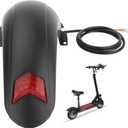 Rear Mudguard with Taillight Scooter Fender Bracket Replacement Accessory Compatible with Kugoo M4, M4Pro Electric Scooter