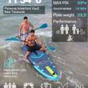 11'34" Extra Long/Extra Wide Premium Inflatable Stand Up Paddle Board (SUP) Portable & Lightweight for Yoga, Surfing, Family Fun | Complete Kit with Paddle, Pump, Bag | Durable Design