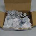 4 PCS Bypass Door Track Roller Kit, Sliding Wardrobe Closet Door Hardware Top-Roller Kit with Screws, Slide Smoothly and Quietly